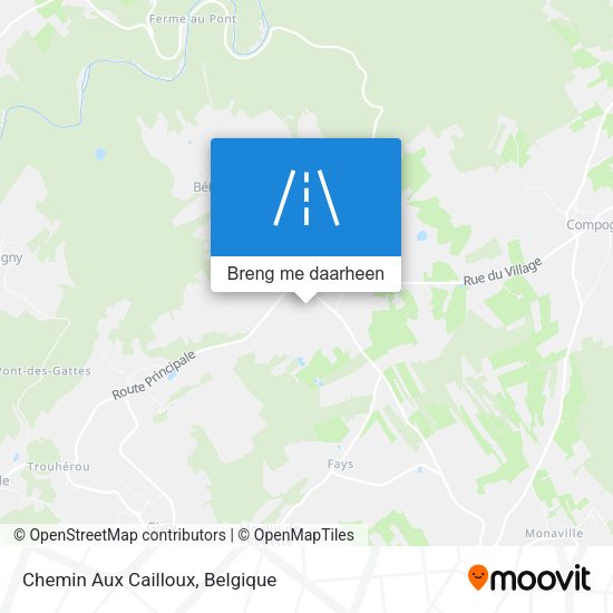 Chemin Aux Cailloux kaart