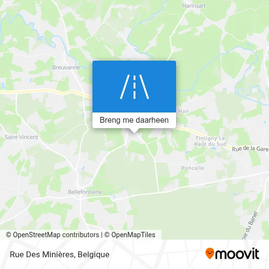 Rue Des Minières kaart