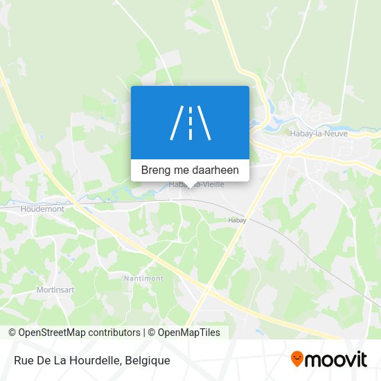 Rue De La Hourdelle kaart