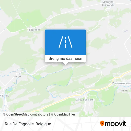 Rue De Fagnolle kaart