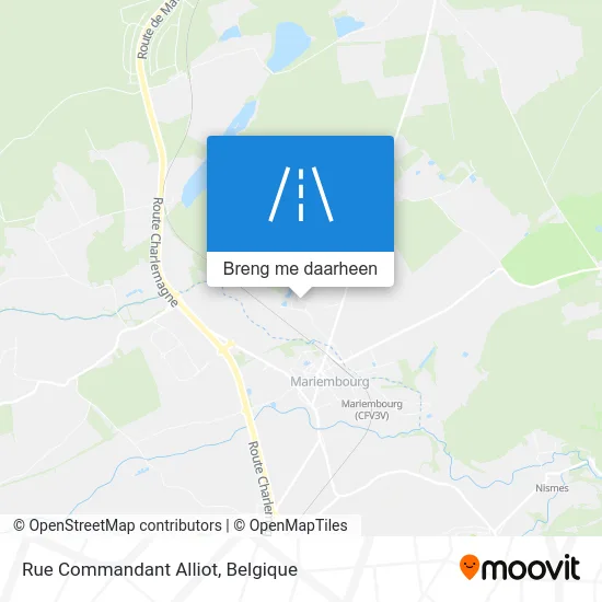 Rue Commandant Alliot kaart