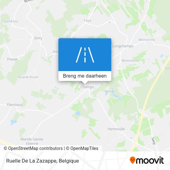 Ruelle De La Zazappe kaart