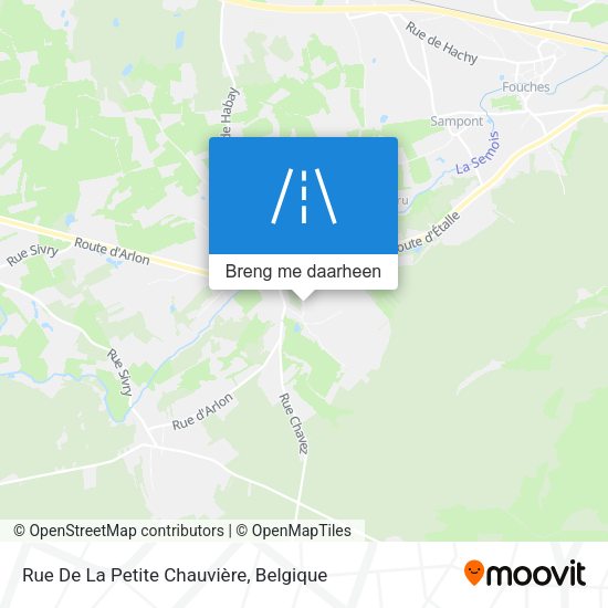Rue De La Petite Chauvière kaart