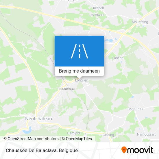 Chaussée De Balaclava kaart