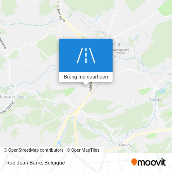 Rue Jean Barré kaart