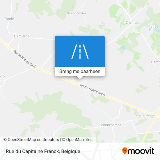 Rue du Capitaine Franck kaart