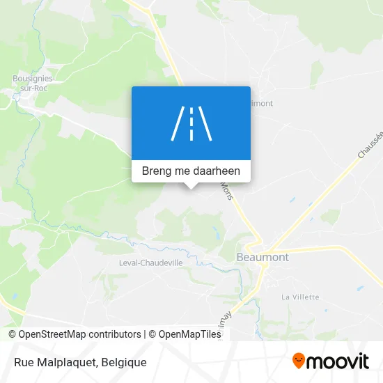 Rue Malplaquet kaart