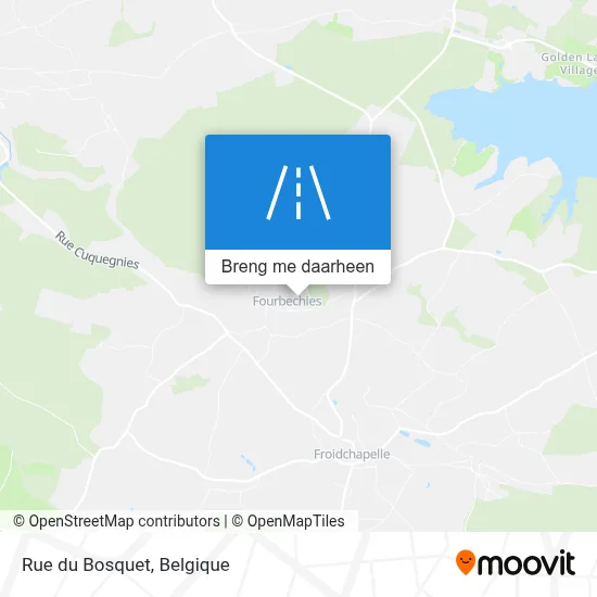 Rue du Bosquet kaart