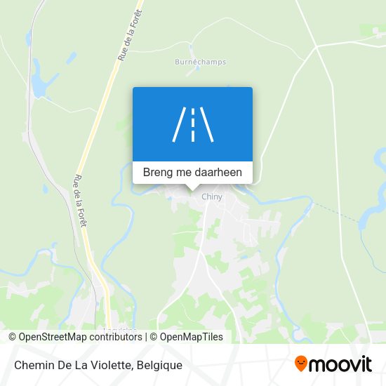 Chemin De La Violette kaart