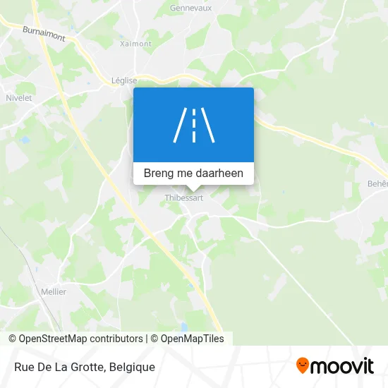 Rue De La Grotte kaart
