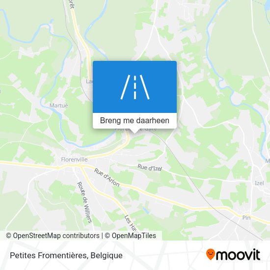 Petites Fromentières kaart
