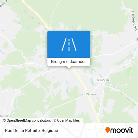 Rue De La Retraite kaart