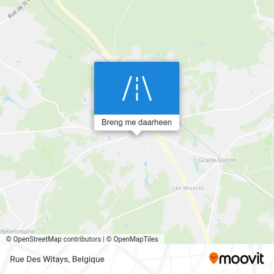 Rue Des Witays kaart