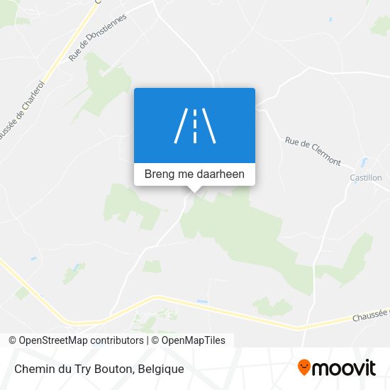 Chemin du Try Bouton kaart