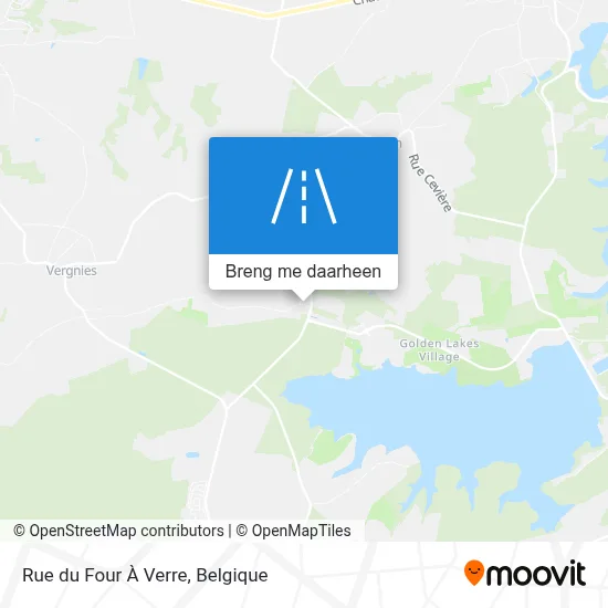 Rue du Four À Verre kaart