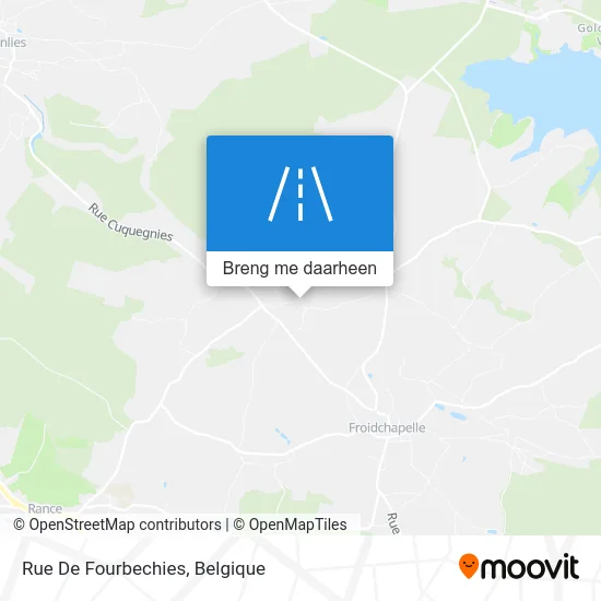 Rue De Fourbechies kaart