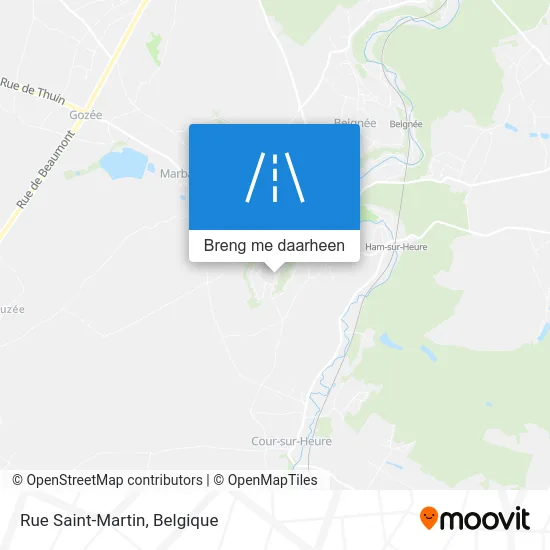 Rue Saint-Martin kaart