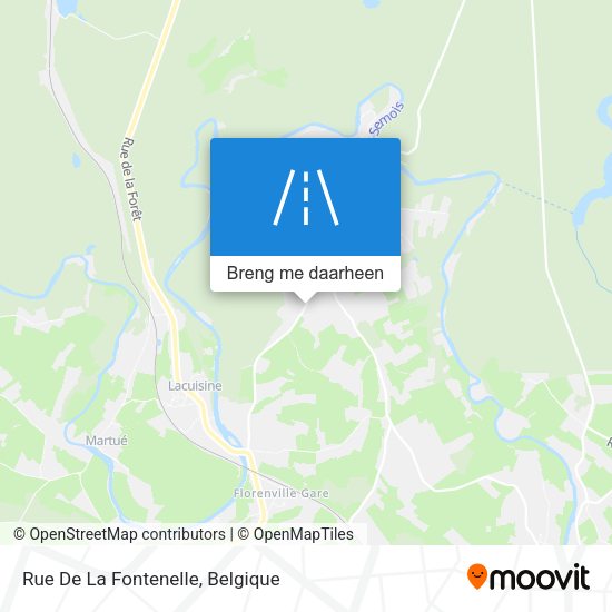 Rue De La Fontenelle kaart