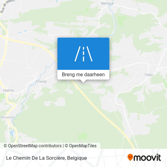 Le Chemin De La Sorcière kaart