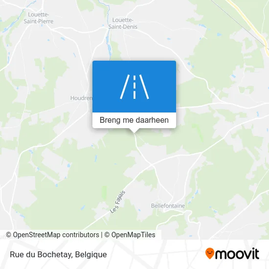 Rue du Bochetay kaart