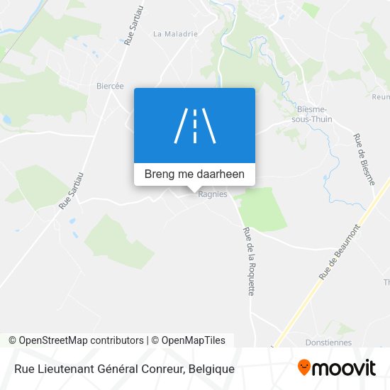 Rue Lieutenant Général Conreur kaart