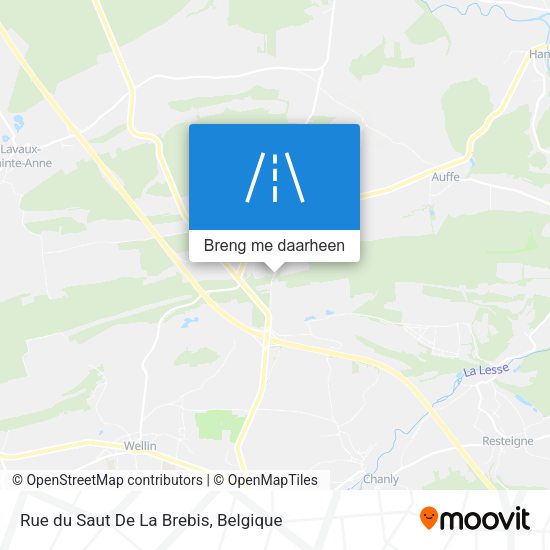 Rue du Saut De La Brebis kaart