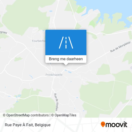Rue Paye À Fait kaart