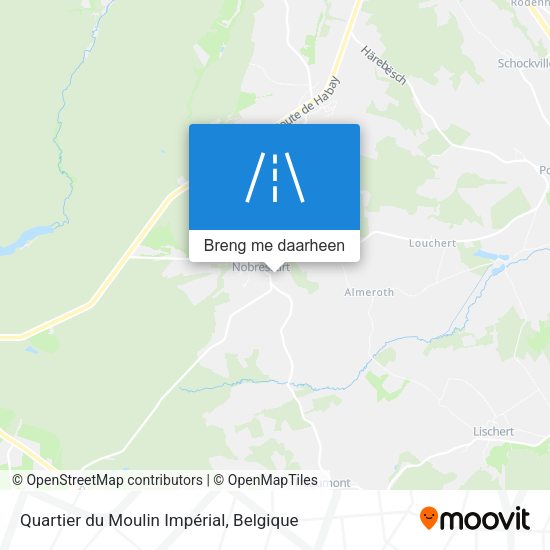 Quartier du Moulin Impérial kaart