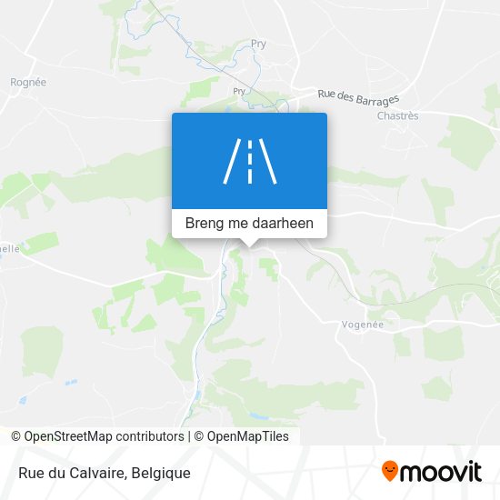 Rue du Calvaire kaart