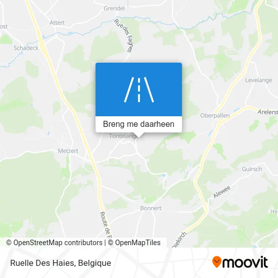 Ruelle Des Haies kaart