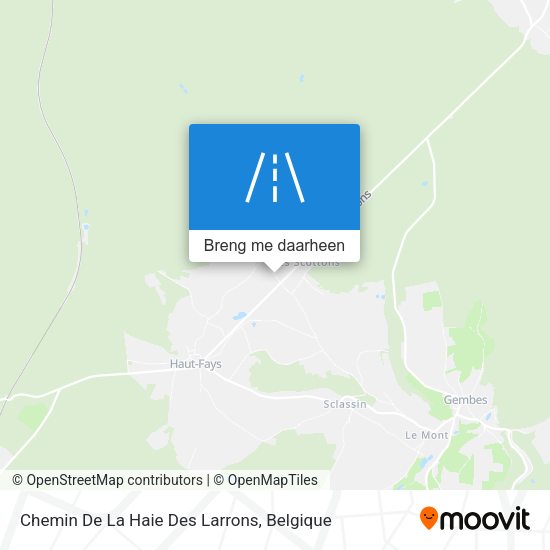 Chemin De La Haie Des Larrons kaart