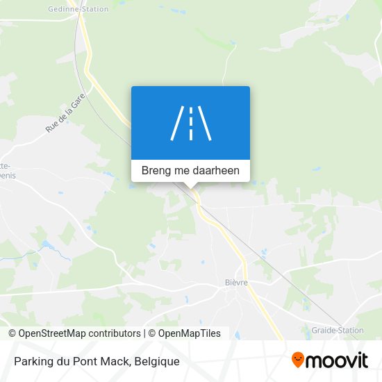 Parking du Pont Mack kaart