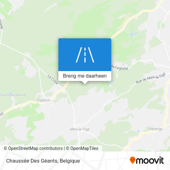 Chaussée Des Géants kaart