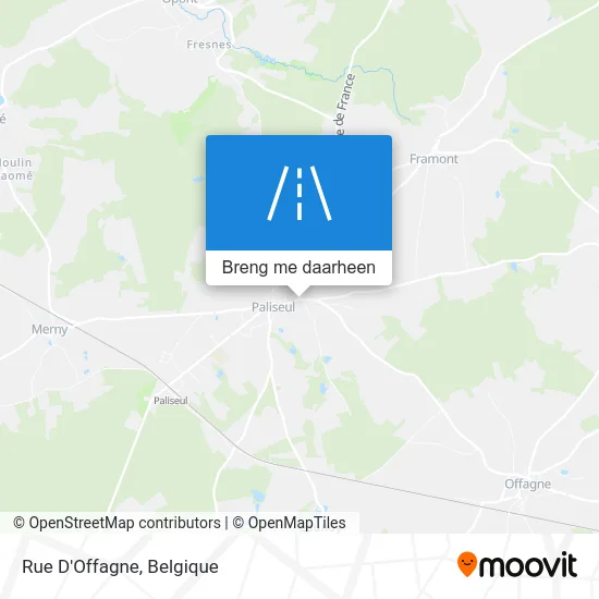 Rue D'Offagne kaart