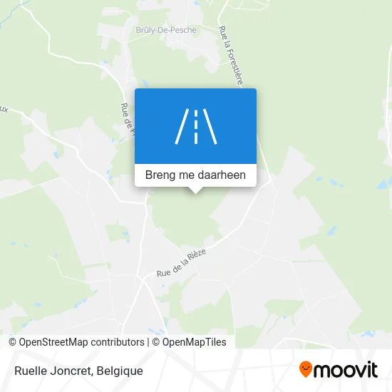 Ruelle Joncret kaart