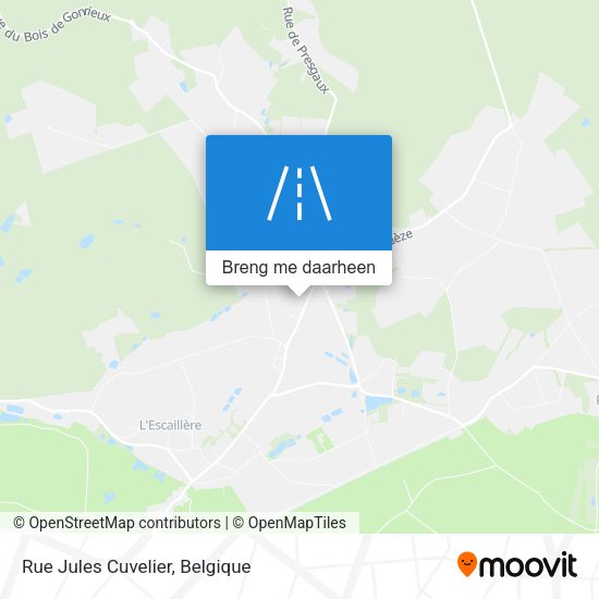 Rue Jules Cuvelier kaart