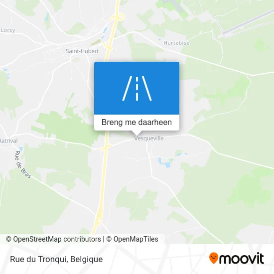 Rue du Tronqui kaart