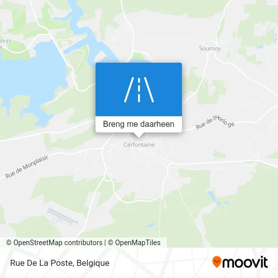 Rue De La Poste kaart