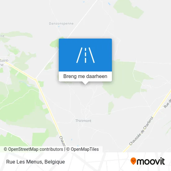 Rue Les Menus kaart
