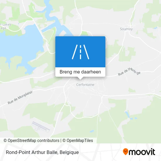 Rond-Point Arthur Balle kaart