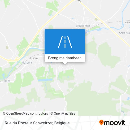 Rue du Docteur Schweitzer kaart