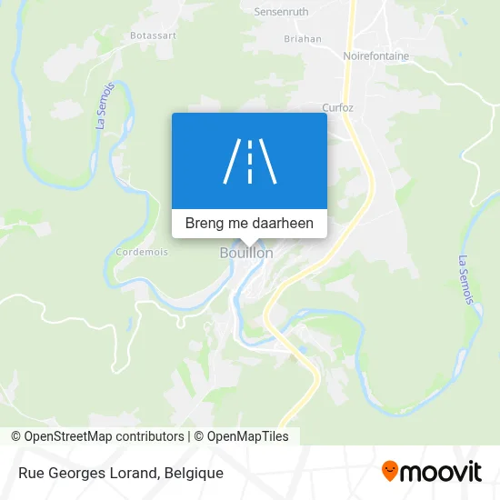 Rue Georges Lorand kaart