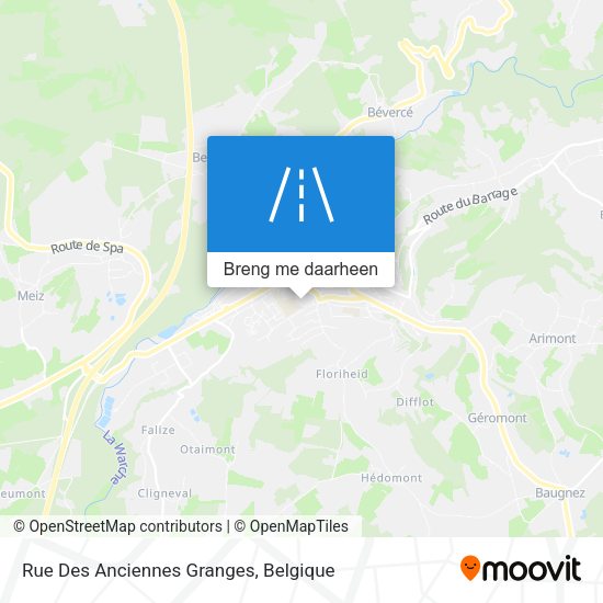 Rue Des Anciennes Granges kaart