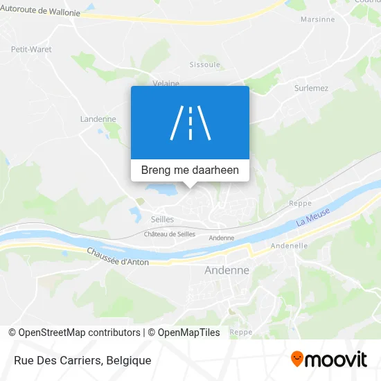 Rue Des Carriers kaart