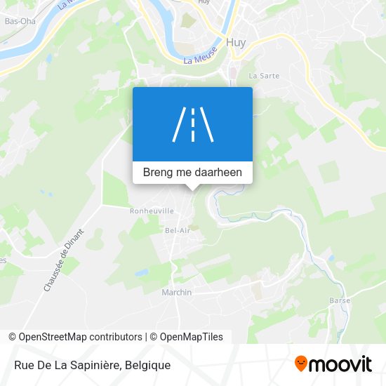Rue De La Sapinière kaart