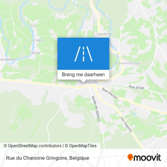 Rue du Chanoine Gringoire kaart