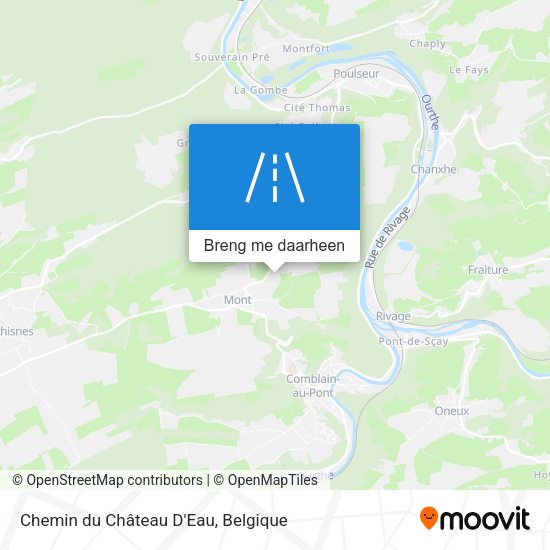 Chemin du Château D'Eau kaart
