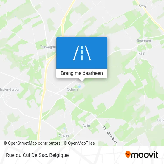 Rue du Cul De Sac kaart