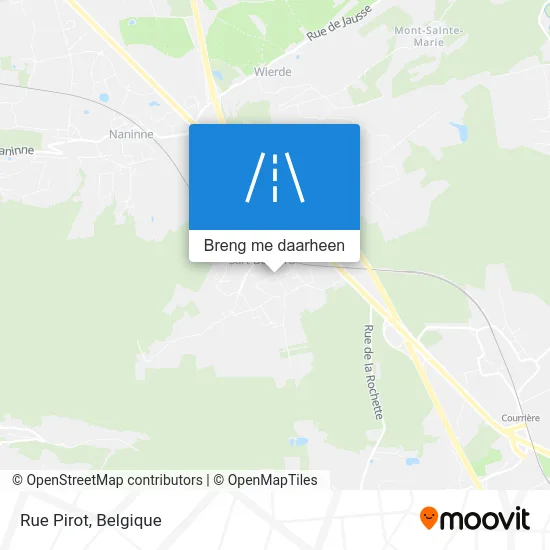 Rue Pirot kaart