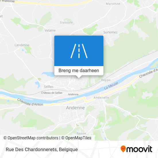 Rue Des Chardonnerets kaart
